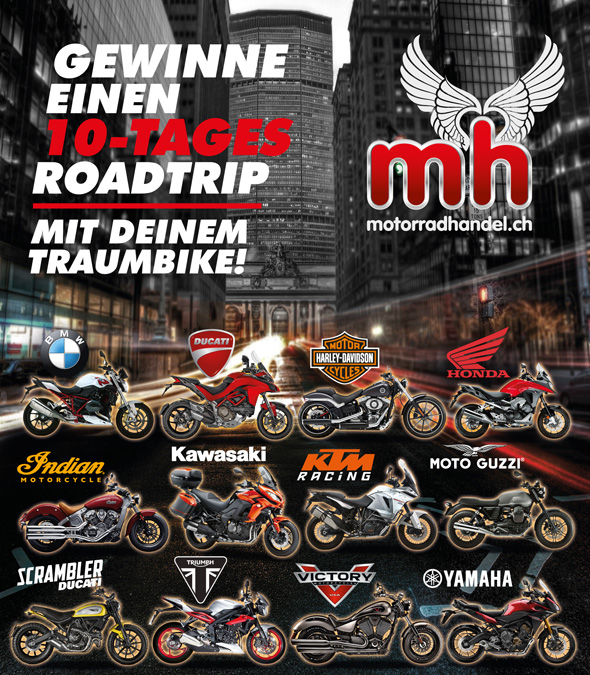 Motorradhandel Wettbewerb Roadtrip