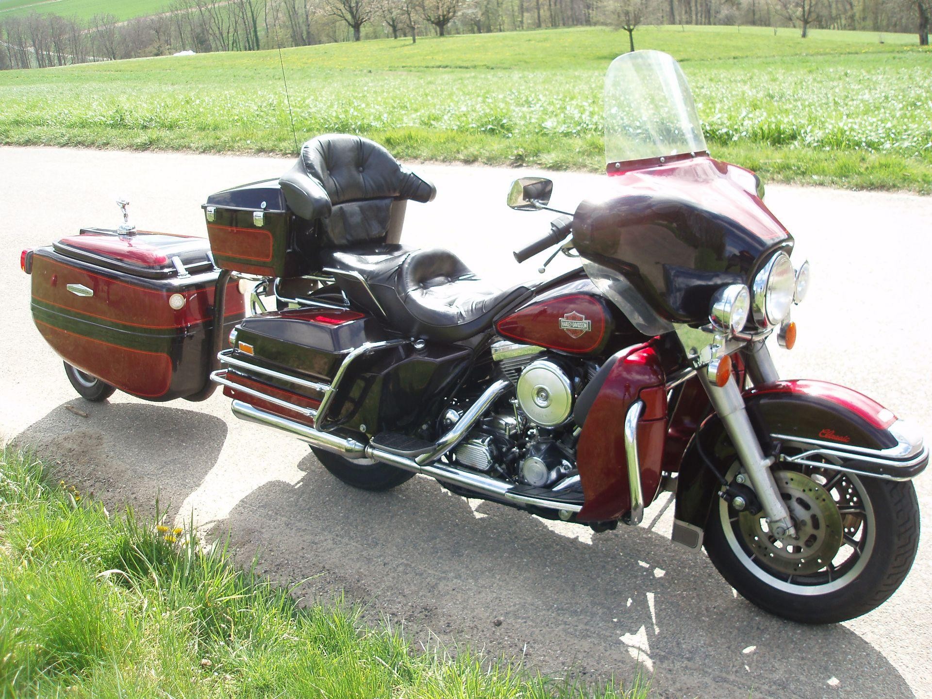 Motorrad Oldtimer Kaufen Harley Davidson 1340 Electra Glide Classic Mit Anhanger Moto Huber Dallikon Id 2706210
