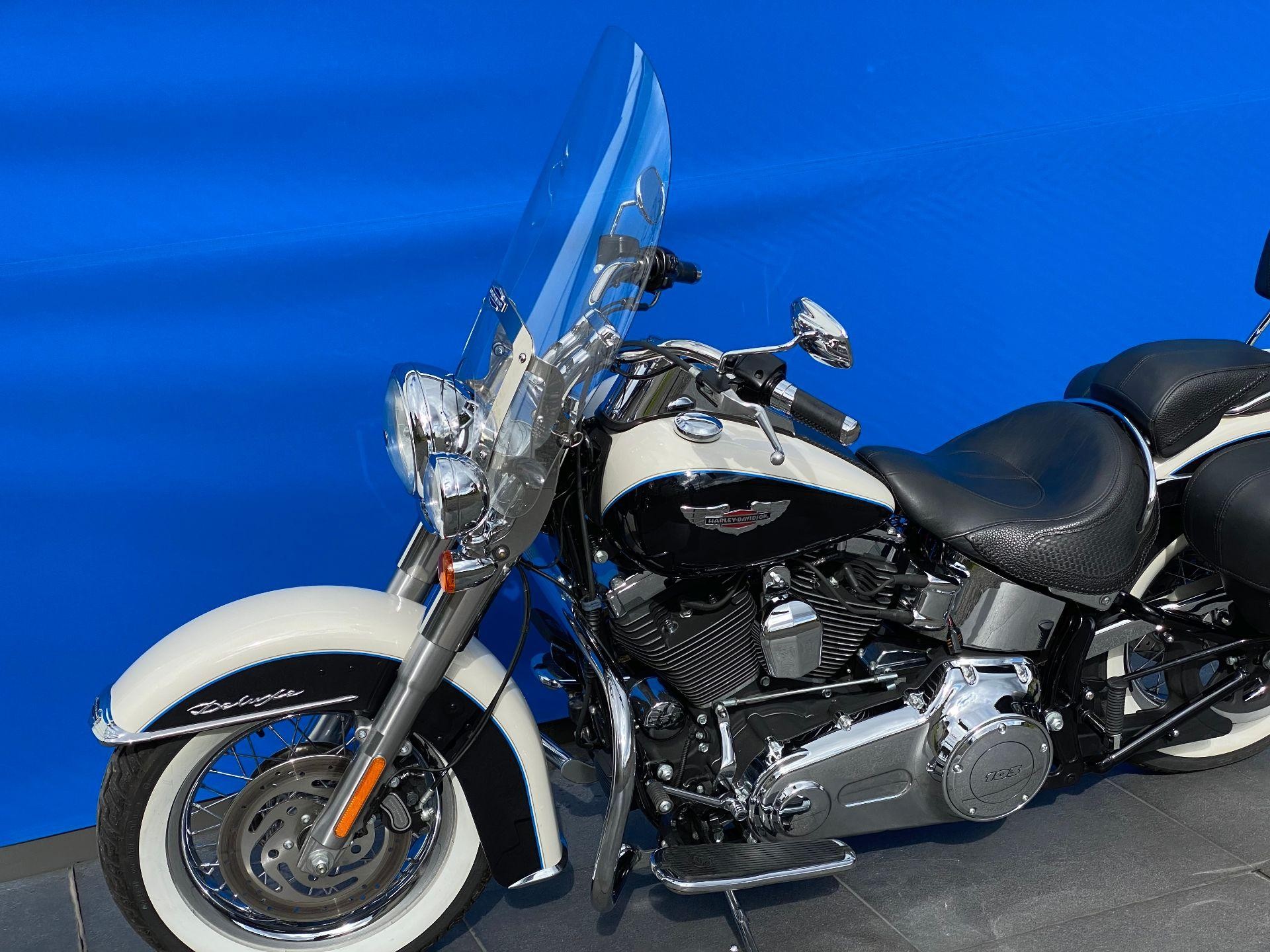 Motorrad Occasion Kaufen Harley Davidson Flstn 1690 Softail Deluxe Abs Wild Style Custom Lyssach Id 8063601