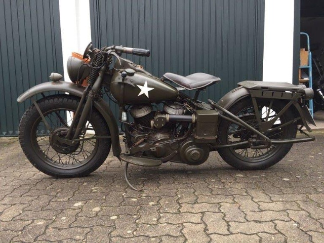 Motorrad Oldtimer kaufen HARLEY DAVIDSON WLA Military ps 