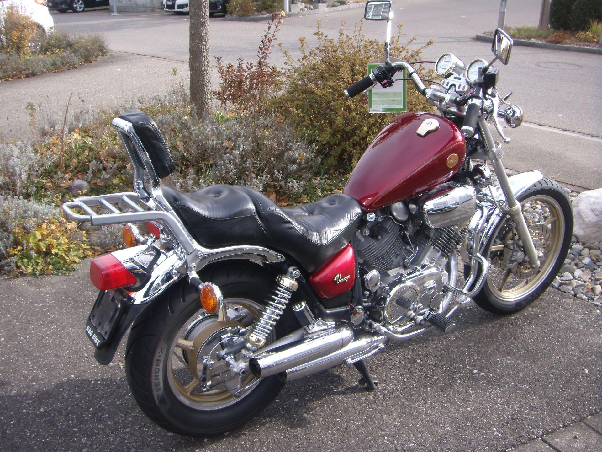 Yamaha Virago 750 с кофрами