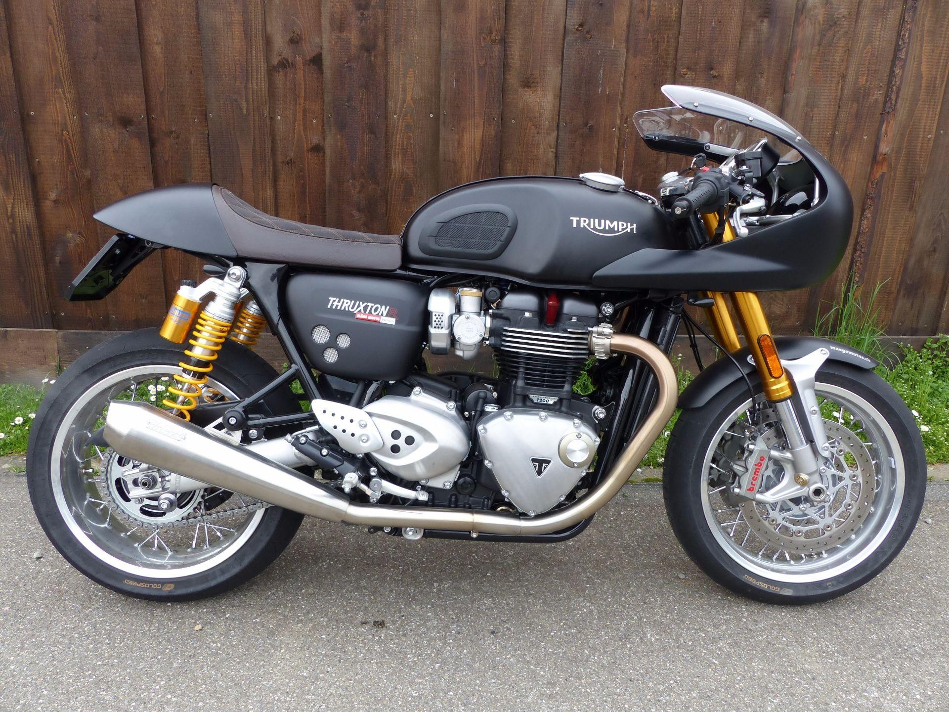 Motorrad Pre-owned kaufen TRIUMPH Thruxton 1200 R ABS CUSTOM Mäge Motos