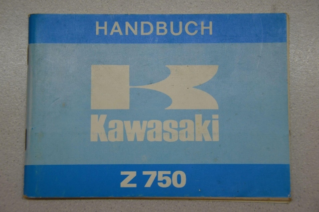 KAWASAKI Z 750  Handbuch Kawasaki Z750 MY76